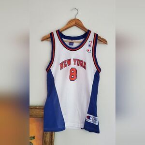 Knicks Vintage Champion New York Basketball Jersey Youth 14/16